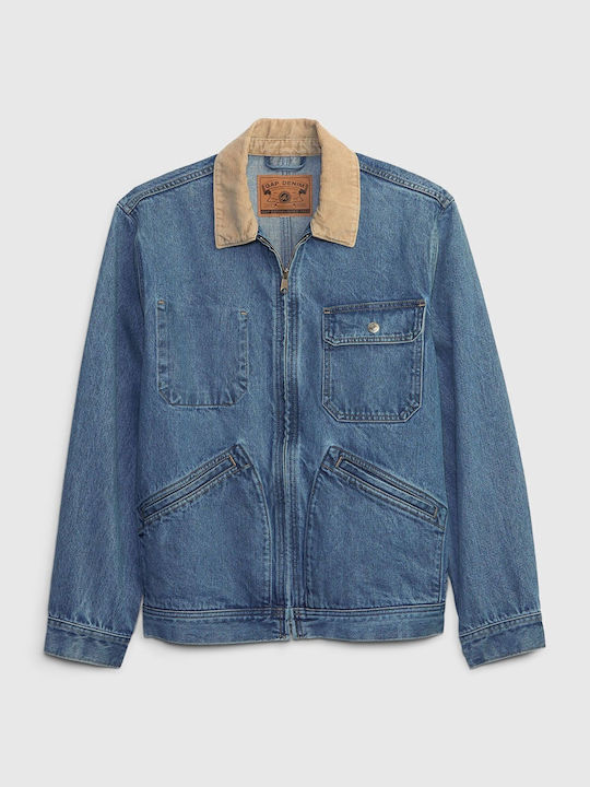 Denim Jacke Mittelblau