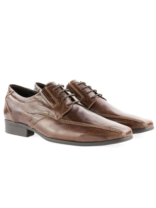 Boxer 41041 Men's Leather Dress Shoes Brown