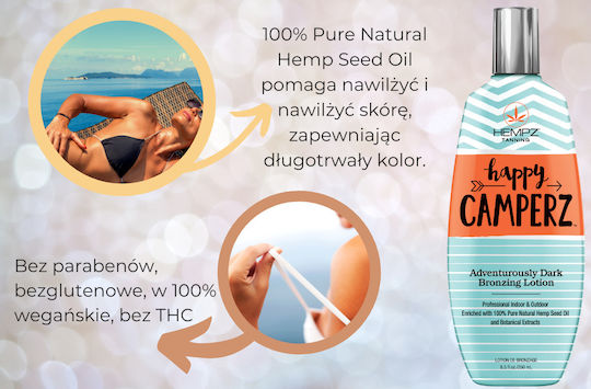 Hempz Happy Camperz Adventurously Self Tanning Lotion Body Dark