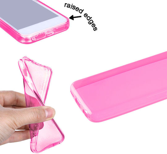Volte-Tel Back Cover Σιλικόνης Ροζ (iPhone 5/5s/SE)