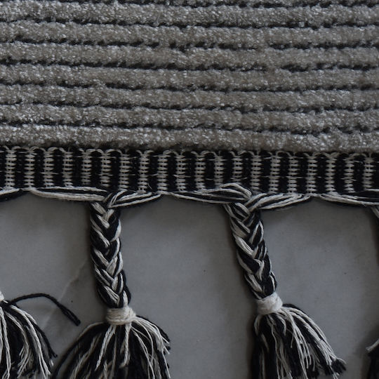 Saray Home Covor Rectangular cu franjuri Gri