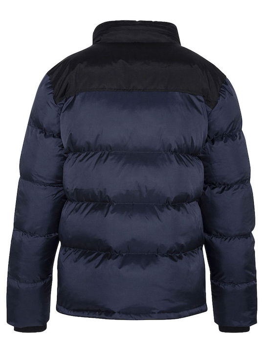 Schott Geacă pentru bărbați Puffer Blue