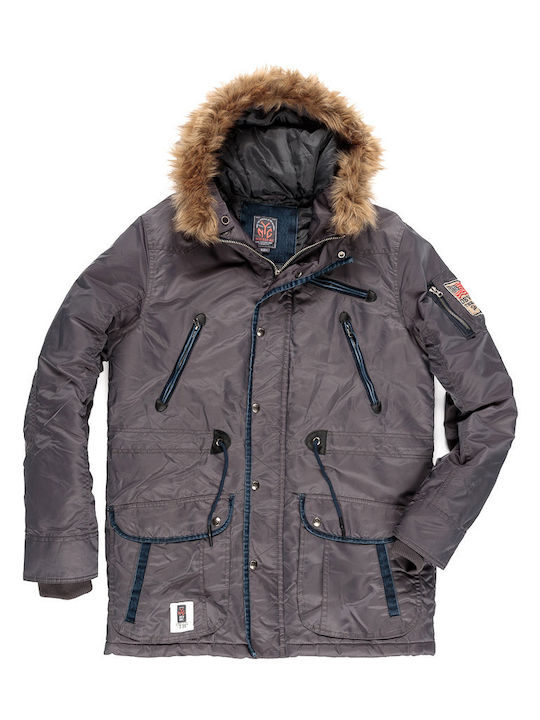 Devergo Herren Winter Jacke Lässig