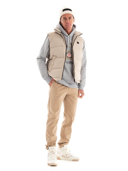 Marc O'Polo Ärmellos Herren Winter Jacke Lässig Cream