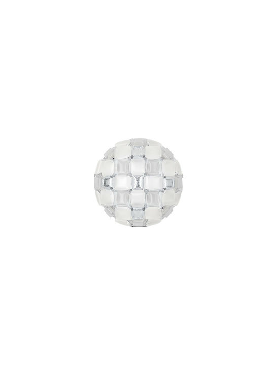 Slamp Mida Modern Metal Ceiling Light with Socket E27 Silver