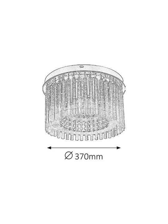 Rabalux Plafonieră de tavan cu LED Integrat 42.5buc