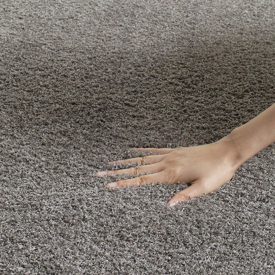 Saray Home Velvet Килим Правоъгълена Shaggy Grey mix