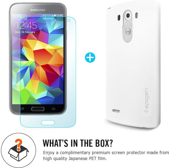 Spigen Ultra Fit Задна корица Пластмаса Тюркоазен (LG G3)