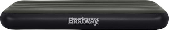 Bestway Aufblasbares Camping-Luftmatratze Einzel mit Integrierter Handpumpe 188x99x25cm Blau