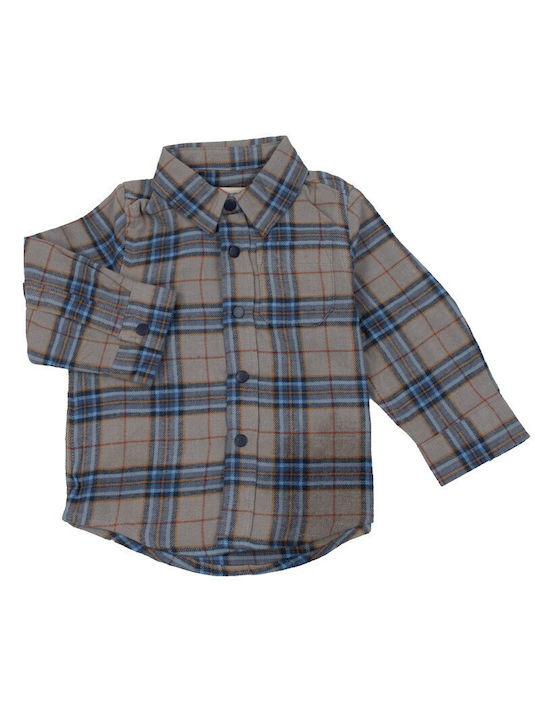 Zippy Kids Checked Shirt Gray