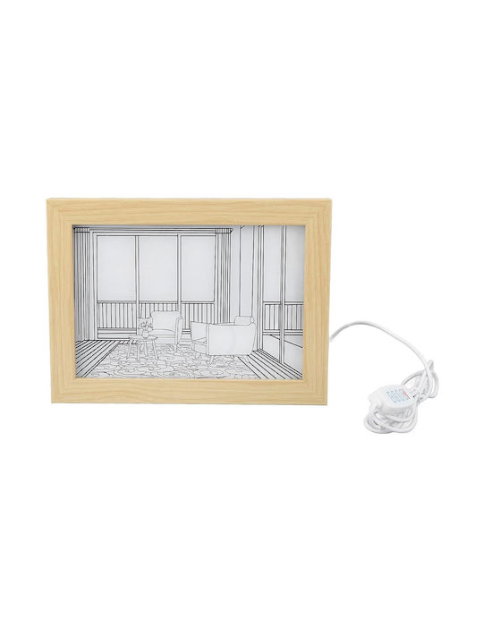 Decorative Lamp Board White