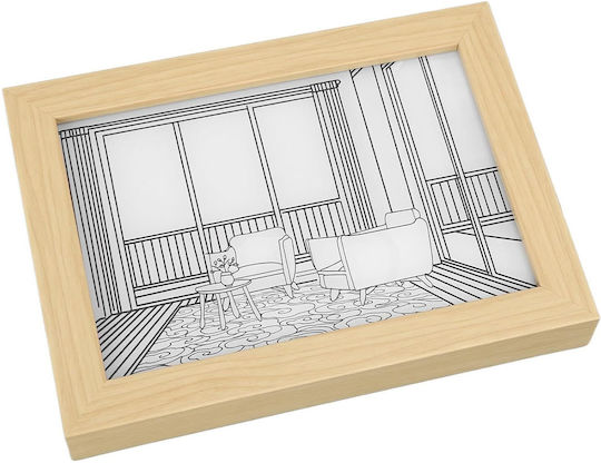 Dekorative Lampe Panel Weiß