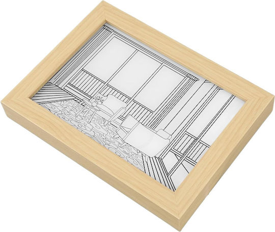 Dekorative Lampe Panel Weiß
