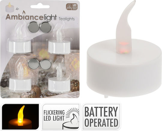 ArteLibre Lămpi Decorative Pentru Masă LED Lumânăriță 4 Bucăți ArteLibre Lămpi Decorative Pentru Masă LED Lumânăriță 4 Bucăți