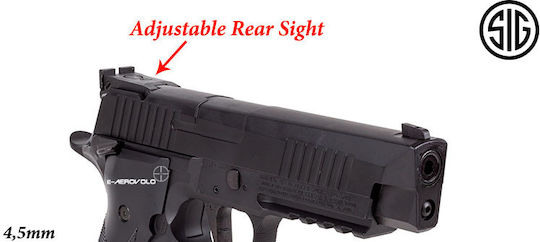 SigSauer Аеропистолет CO2 X Five Откат 4.5мм