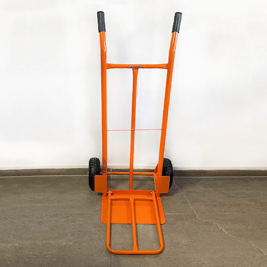 GeHock Transport Trolley for Weight Load up to 200kg Orange