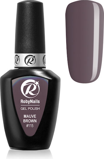 Aloha Color Coat Eight Series Ημιμόνιμο Βερνίκι Νυχιών Mauve-Brown A8024 8ml