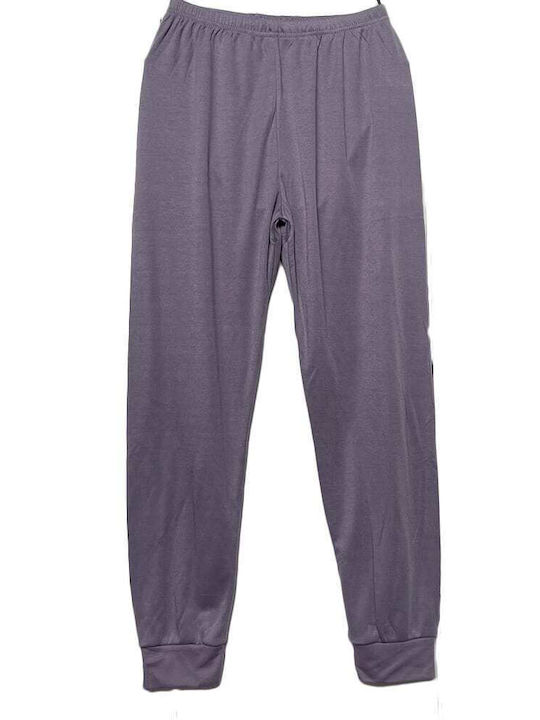 Lovelx Homewear Winter Women's Pyjama Set Cotton Purple