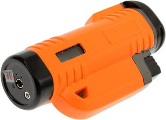 Turboflame Vflame VFR2 Αντιανεμικός Αναπτήρας Φλόγας Τύπου Jet σε Πορτοκαλί χρώμα