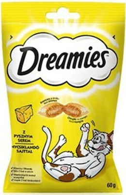 Dreamies Λιχουδιές Σνακ με Τυρί για Ενήλικες Γάτες 60gr