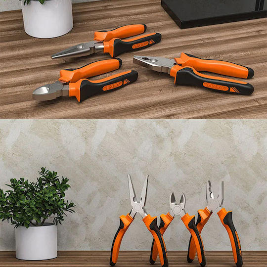Jakemy Needle-nose pliers 165mm Cutting Plier Electrician Length 165mm