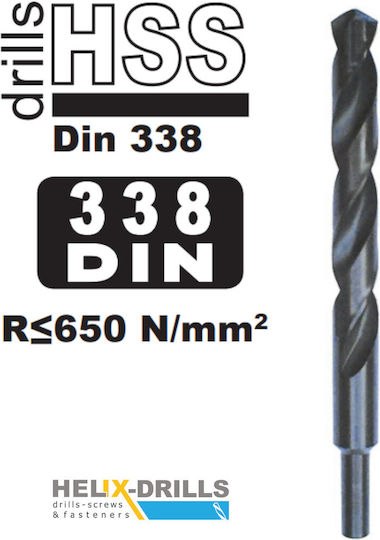 Helix Luftbohrer DIN 338 18.5mm Bohrer HSS für Metall