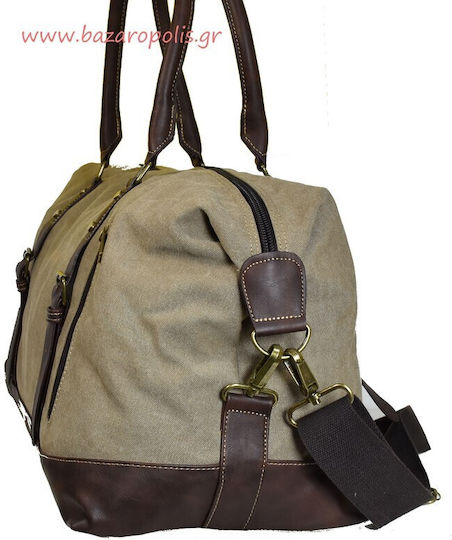 RCM 1374 Reisetasche Beige Stoff L28xB25xH28cm