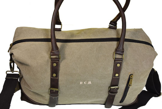 RCM 1374 Reisetasche Beige Stoff L28xB25xH28cm