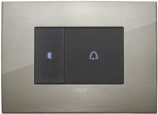 Vimar Vimar Recessed Wall Switch Basic Commands One-Way Without Frame White