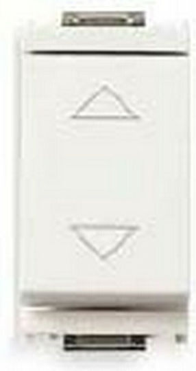 Vimar Recessed Wall Switch Commands Single Without Frame White