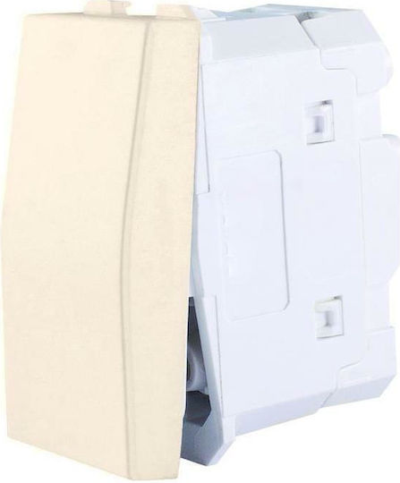 Geyer Recessed Wall Switch Single Without Frame Beige
