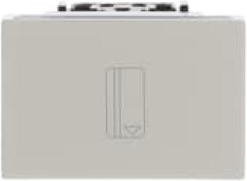 Abb Zenit Recessed Wall Card Switch Commands One-Way with Frame White