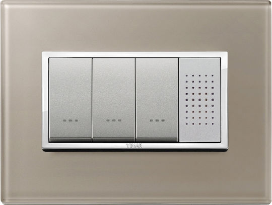 Vimar Eikon Next Recessed Wall Switch Commands Single Without Frame White