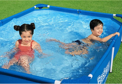 vidaXL Pool PVC Aufblasbar 221x150x43cm