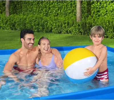 vidaXL Pool PVC Inflatable 300x201x66cm