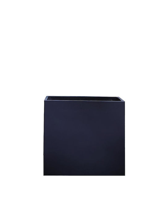 Woodwell Planter Box din Beton Negru 61x26x61cm.