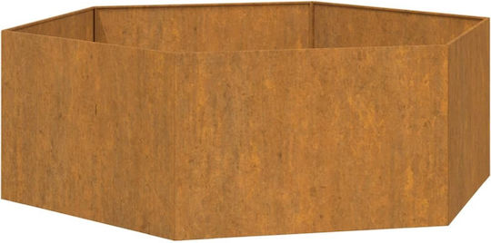 vidaXL Кутия за саксии Метал Scur. 138x120x45см.