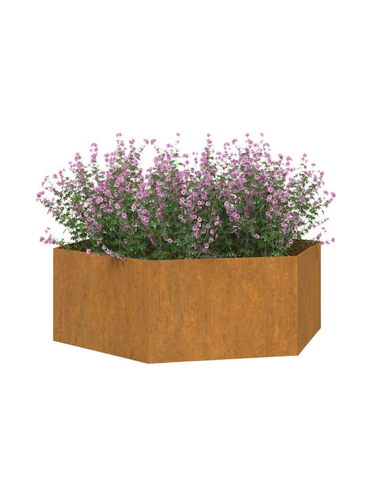 vidaXL Кутия за саксии Метал Scur. 138x120x45см.