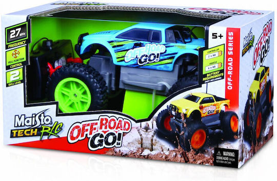 Maisto Tech Off Road Go Remote Controlled Car Monster Truck Blue