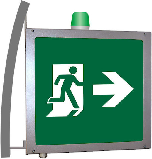 Olympia Electronics LED Exit Emergency Light with Battery Powered 1pcs