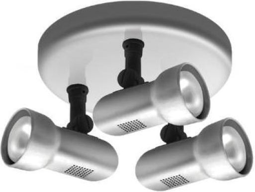 Fos me Triple Spot with Socket E14 in Silver Color Fos me Triple Spot with Socket E14 in Silver Color