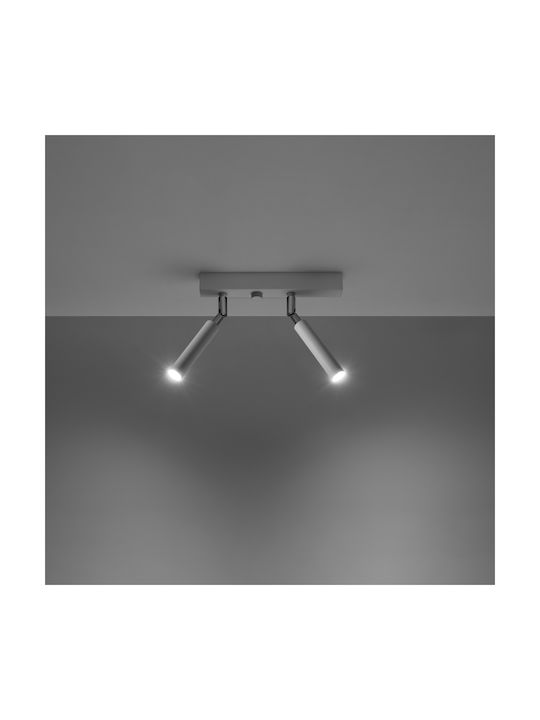 Sollux Eyetech 2 Double Spot with Socket G9 in White Color