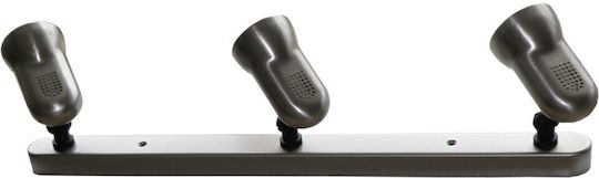 Elvhx Dreifach Spot in Silber Farbe