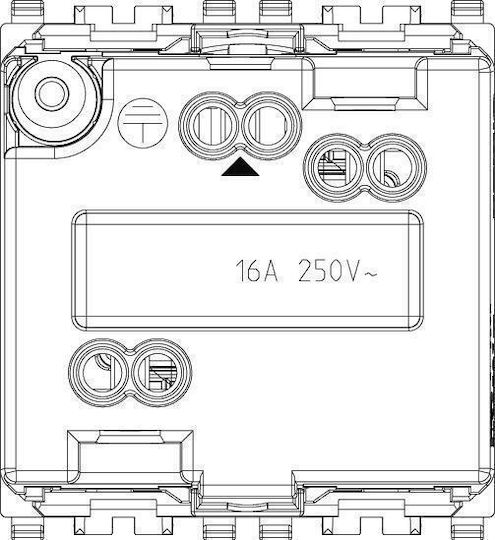 Vimar Eikon Power Socket Gray 1pcs