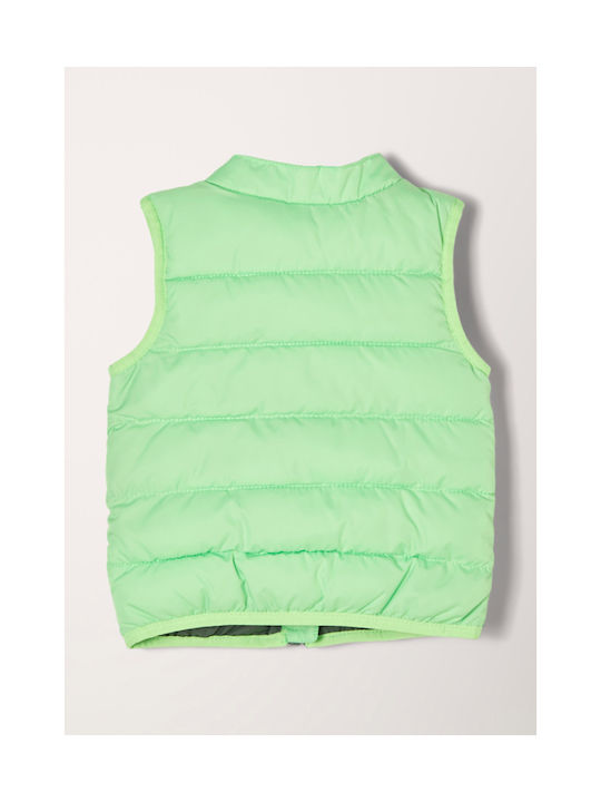 S.Oliver Kids Quilted Jacket Sleeveless Green