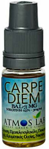 Atmoslab Έτοιμο Υγρό Αναπλήρωσης Carpe Diem με Καπνική Γεύση 0mg 10ml