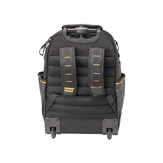 Dewalt Pro Wheeled Backpack Tool Bag Waterproof Yellow 28.7lt
