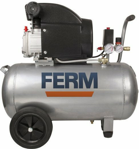 Ferm Compresor de aer cu Putere 2hp și Rezervor de aer 50lt