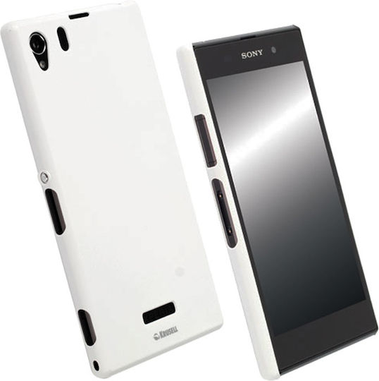 Krusell ColorCover Umschlag Rückseite Weiß (Xperia Z1)