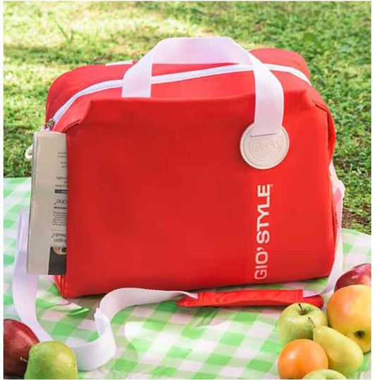 GioStyle Ισοθερμική Τσάντα Ώμου Italy 245.2305293 Red 20 λίτρων Μ40.5 x Π17 x Υ31.5εκ.